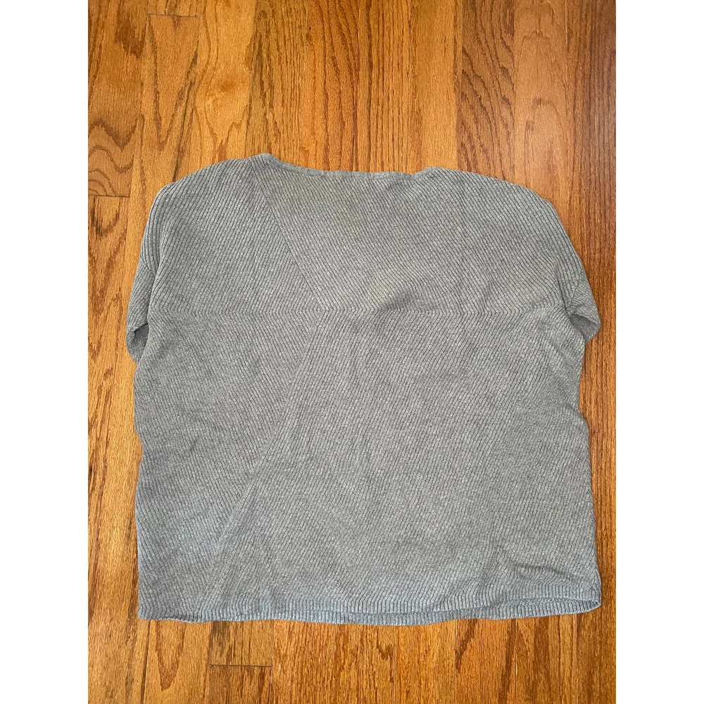 J Jill‎ Gray Geometric Sweater Size Large